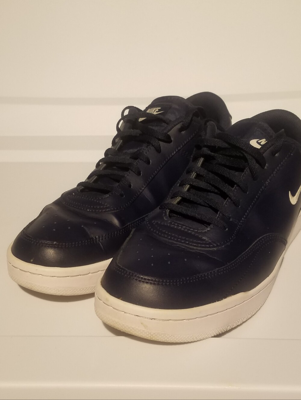 Men's Vintage Nike Court Low Premium Blue Shoes Size 12